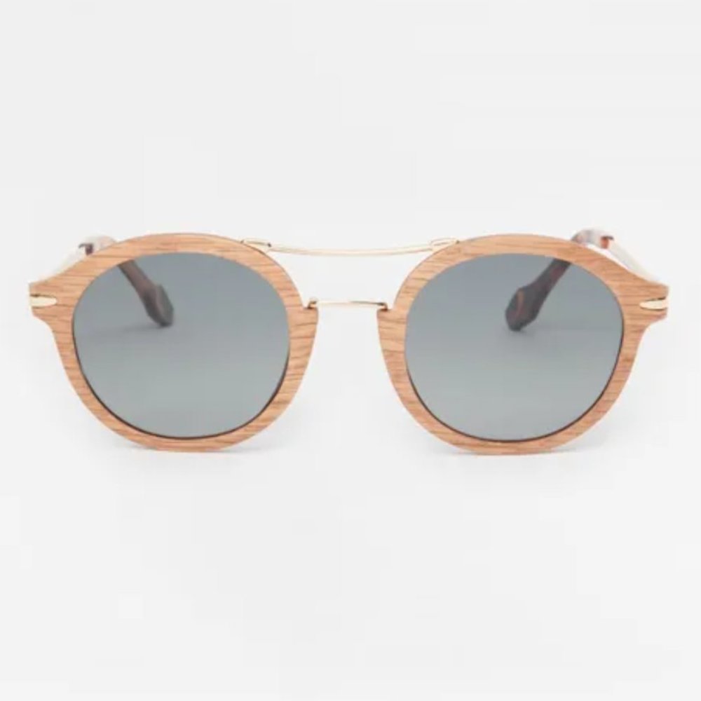 J. McLaughlin Lincoln Wood Polarized Sunglasses